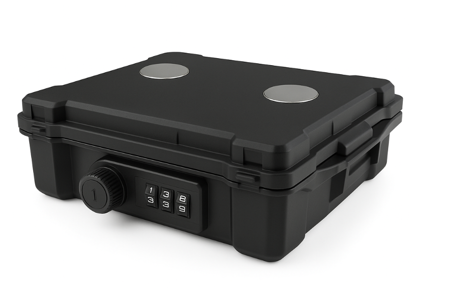 Magnetic Storage Box with Lock