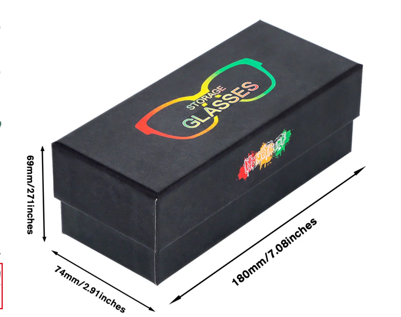 Sunglasses Shaped Storage Case