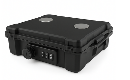 Magnetic Storage Box with Lock